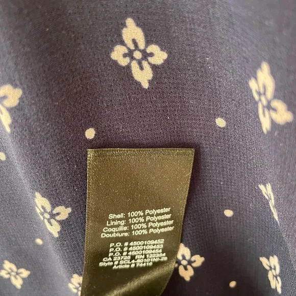 Wilfred | Button-Front | Short-Sleeve | A-line dress | classic Navy/Magnolia - Picture 7 of 8